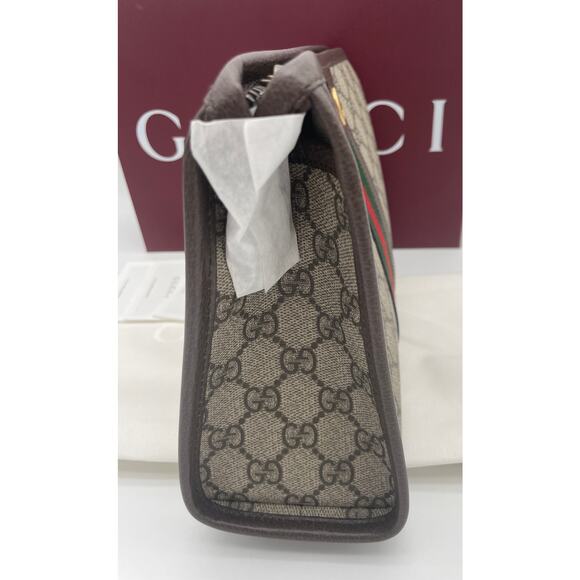 NEW Gucci Ophidia Wash Travel Clutch Pouch GG Zip Bag Box AUTHENTIC! - Picture 10 of 15